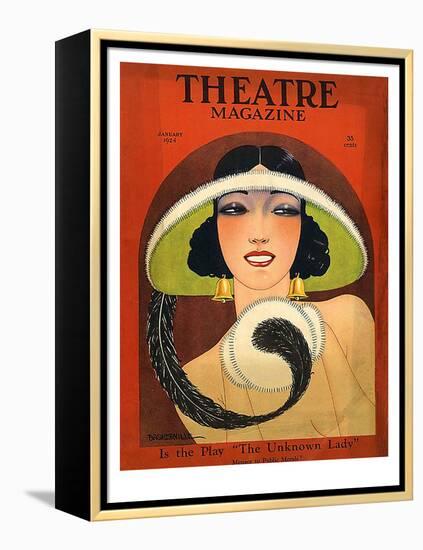 Theatre Magazine, 1924, USA-null-Framed Premier Image Canvas