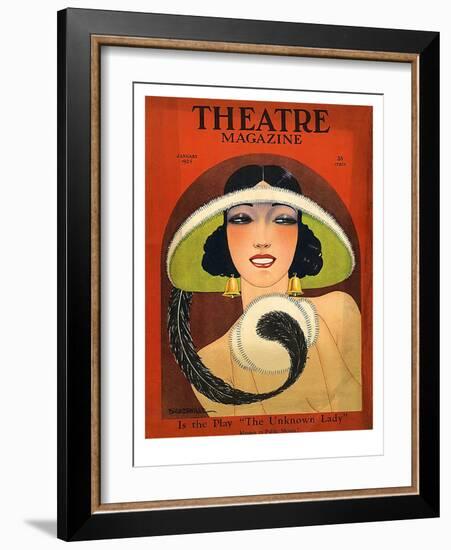 Theatre Magazine, 1924, USA-null-Framed Giclee Print