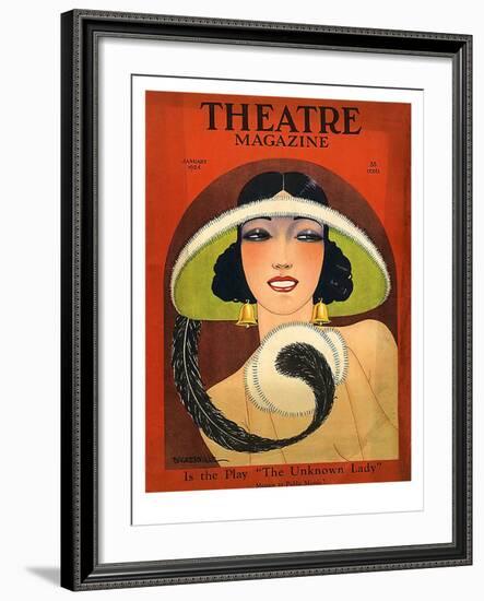 Theatre Magazine, 1924, USA--Framed Giclee Print