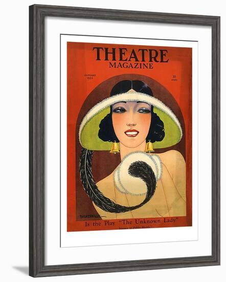 Theatre Magazine, 1924, USA--Framed Giclee Print