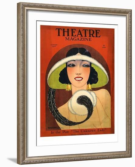 Theatre Magazine, 1924, USA-null-Framed Giclee Print