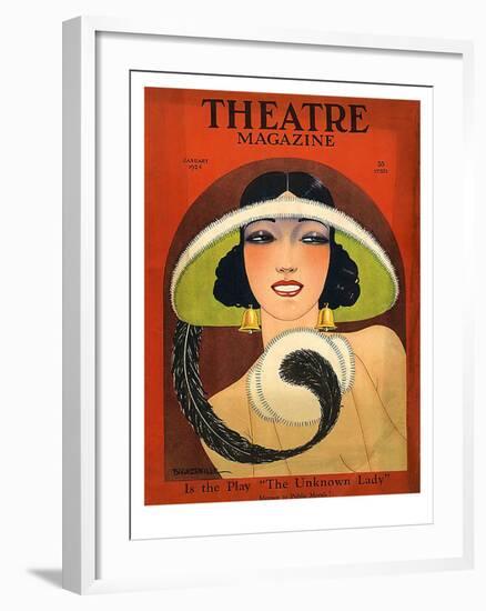 Theatre Magazine, 1924, USA--Framed Giclee Print