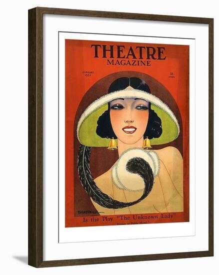 Theatre Magazine, 1924, USA--Framed Giclee Print