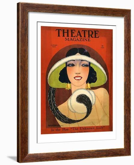 Theatre Magazine, 1924, USA--Framed Giclee Print