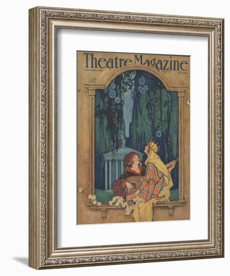 Theatre Magazine, Art Deco Magazine, USA, 1921-null-Framed Giclee Print