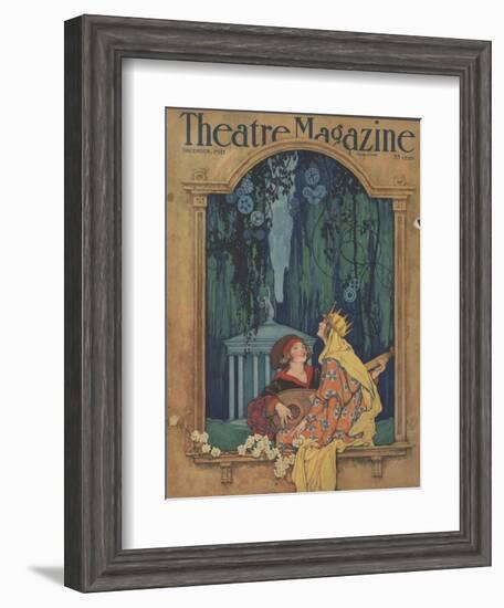 Theatre Magazine, Art Deco Magazine, USA, 1921-null-Framed Giclee Print