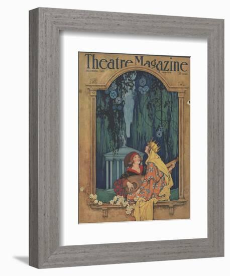 Theatre Magazine, Art Deco Magazine, USA, 1921-null-Framed Giclee Print