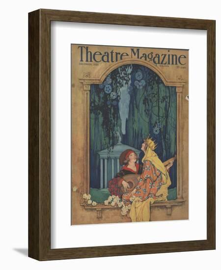 Theatre Magazine, Art Deco Magazine, USA, 1921-null-Framed Giclee Print