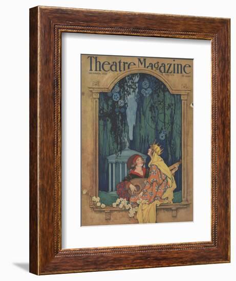 Theatre Magazine, Art Deco Magazine, USA, 1921-null-Framed Giclee Print