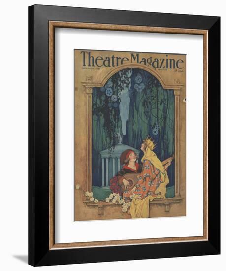 Theatre Magazine, Art Deco Magazine, USA, 1921-null-Framed Giclee Print