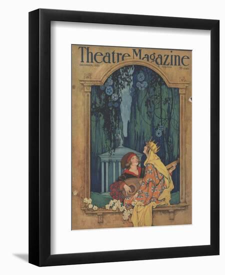 Theatre Magazine, Art Deco Magazine, USA, 1921-null-Framed Giclee Print