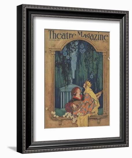 Theatre Magazine, Art Deco Magazine, USA, 1921-null-Framed Giclee Print