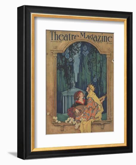 Theatre Magazine, Art Deco Magazine, USA, 1921-null-Framed Giclee Print