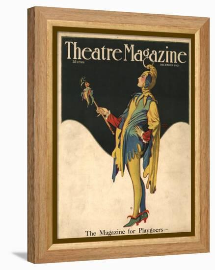 Theatre Magazine, Clowns Jesters Magazine, USA, 1921-null-Framed Premier Image Canvas