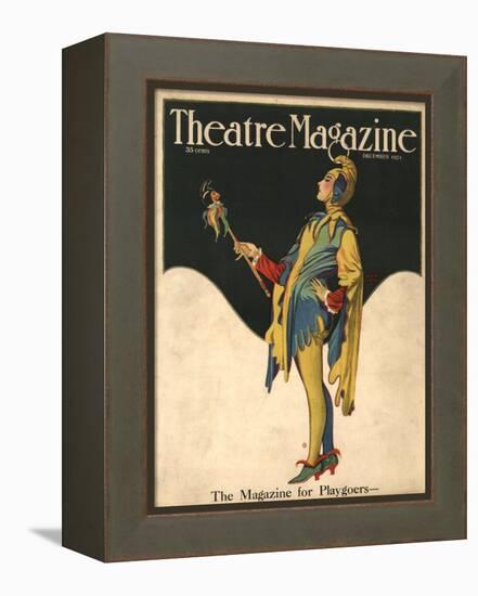 Theatre Magazine, Clowns Jesters Magazine, USA, 1921-null-Framed Premier Image Canvas