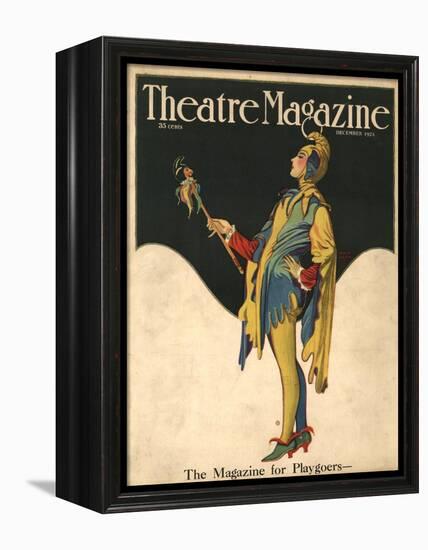 Theatre Magazine, Clowns Jesters Magazine, USA, 1921-null-Framed Premier Image Canvas