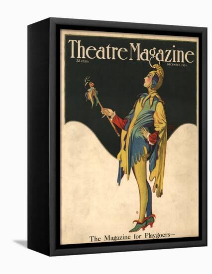 Theatre Magazine, Clowns Jesters Magazine, USA, 1921-null-Framed Premier Image Canvas