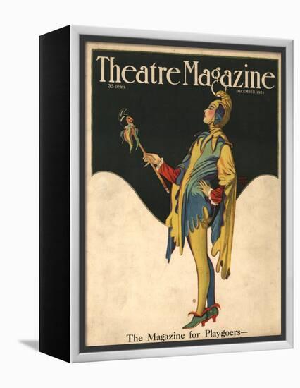 Theatre Magazine, Clowns Jesters Magazine, USA, 1921-null-Framed Premier Image Canvas