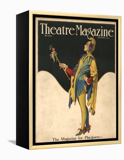 Theatre Magazine, Clowns Jesters Magazine, USA, 1921-null-Framed Premier Image Canvas