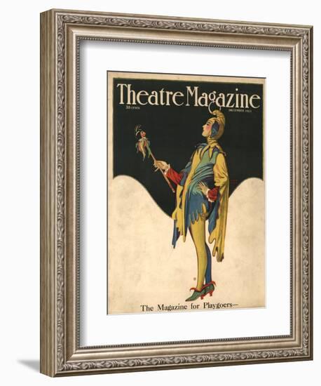 Theatre Magazine, Clowns Jesters Magazine, USA, 1921-null-Framed Giclee Print