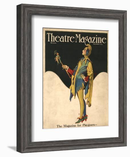 Theatre Magazine, Clowns Jesters Magazine, USA, 1921--Framed Giclee Print