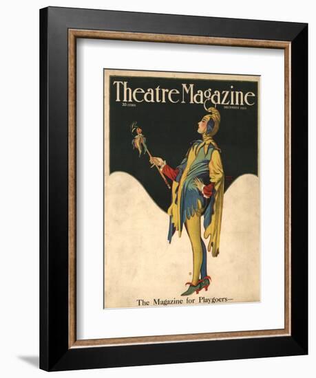 Theatre Magazine, Clowns Jesters Magazine, USA, 1921-null-Framed Giclee Print