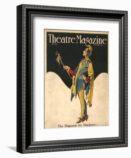 Theatre Magazine, Clowns Jesters Magazine, USA, 1921-null-Framed Giclee Print