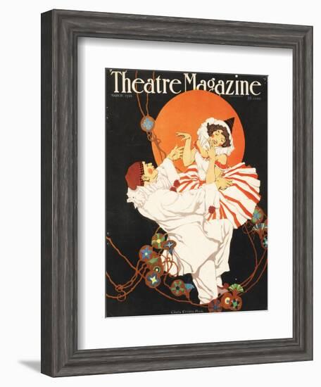 Theatre Magazine, Pierrot Magazine, USA, 1920-null-Framed Giclee Print