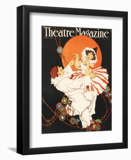 Theatre Magazine, Pierrot Magazine, USA, 1920-null-Framed Giclee Print