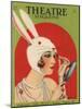 Theatre Magazine, Rabbits Bunny Girls Make Up Makeup Magazine, USA, 1924-null-Mounted Giclee Print
