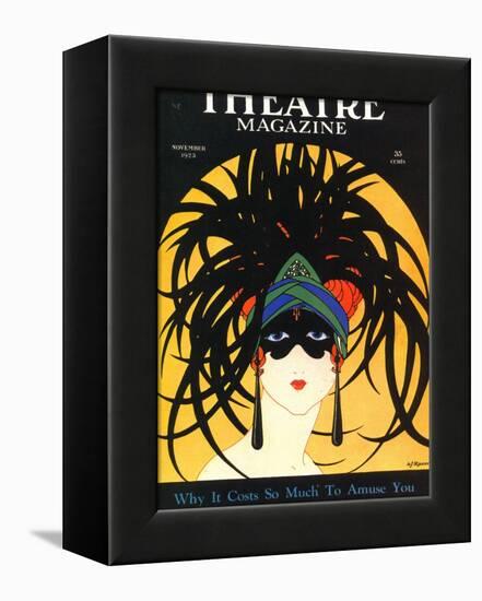 Theatre, Masks Magazine, USA, 1920-null-Framed Premier Image Canvas