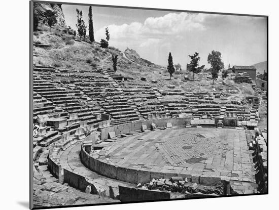 Theatre of Dionysus, Athens, 1937-Martin Hurlimann-Mounted Giclee Print