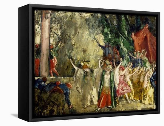 Theatre Performance-Janos Vaszary-Framed Premier Image Canvas