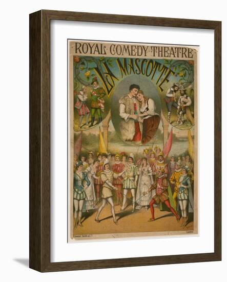 Theatre Poster, La Mascotte at the Royal Comedy Theatre, London-null-Framed Giclee Print