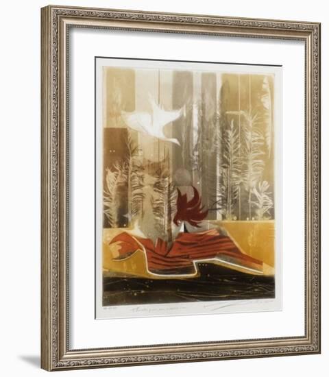 Théâtre pour un oiseau ivre-null-Framed Limited Edition