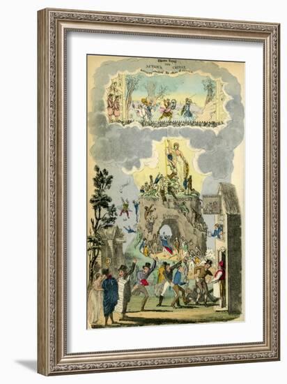 Theatre Royal - the Actors' Climax-Theodore Lane-Framed Giclee Print