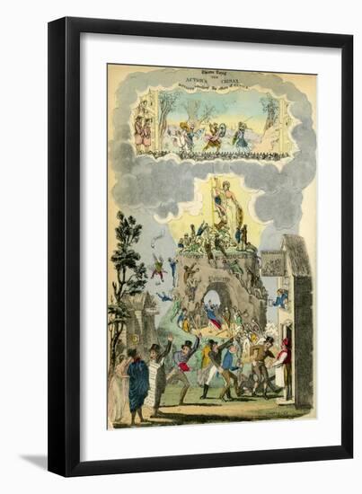 Theatre Royal - the Actors' Climax-Theodore Lane-Framed Giclee Print