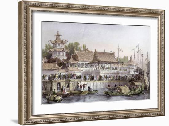 Theatre Tien Sin-Thomas Allom-Framed Art Print