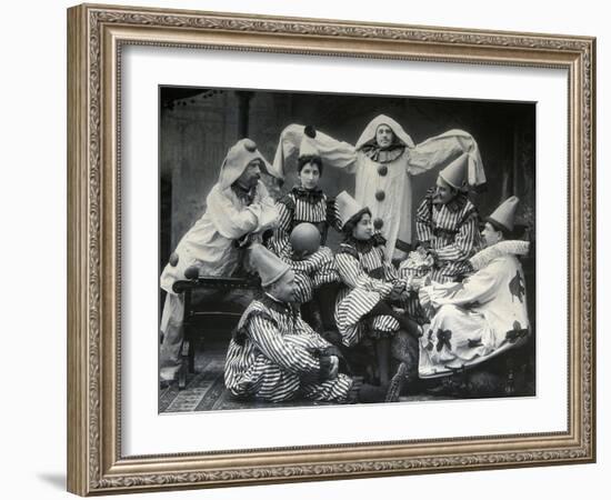 Theatre Troupe, 1900s-Pyotr Petrovich Pavlov-Framed Giclee Print