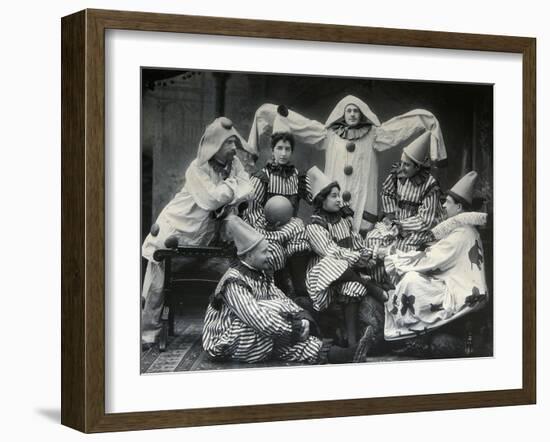 Theatre Troupe, 1900s-Pyotr Petrovich Pavlov-Framed Giclee Print