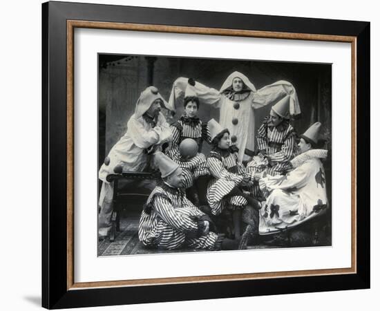 Theatre Troupe, 1900s-Pyotr Petrovich Pavlov-Framed Giclee Print