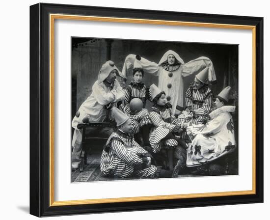 Theatre Troupe, 1900s-Pyotr Petrovich Pavlov-Framed Giclee Print