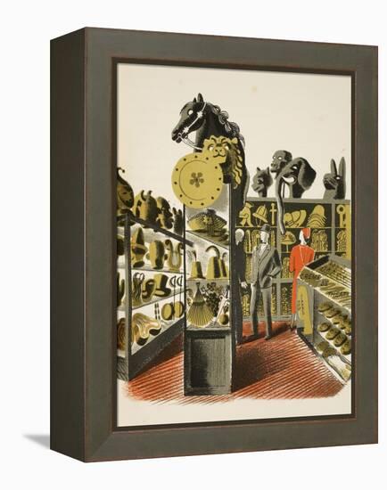 Theatrical Costume and Prop Hire Shop-Eric Ravilious-Framed Premier Image Canvas