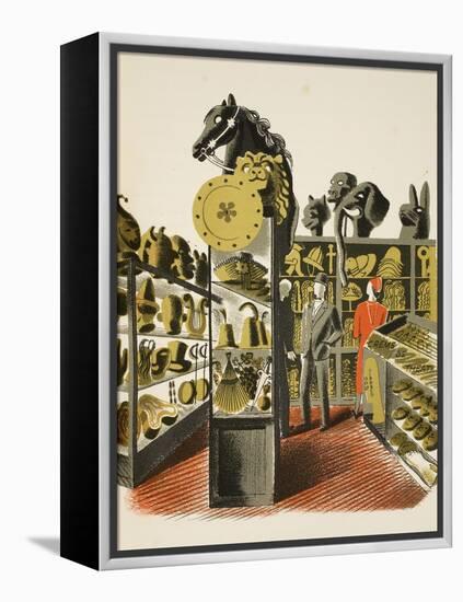 Theatrical Costume and Prop Hire Shop-Eric Ravilious-Framed Premier Image Canvas