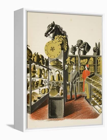 Theatrical Costume and Prop Hire Shop-Eric Ravilious-Framed Premier Image Canvas