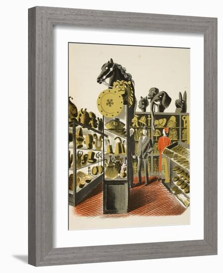 Theatrical Costume and Prop Hire Shop-Eric Ravilious-Framed Giclee Print