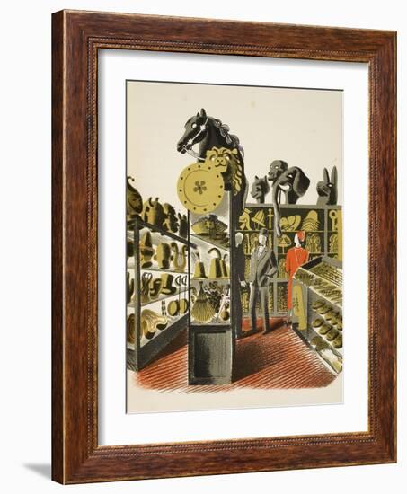 Theatrical Costume and Prop Hire Shop-Eric Ravilious-Framed Giclee Print