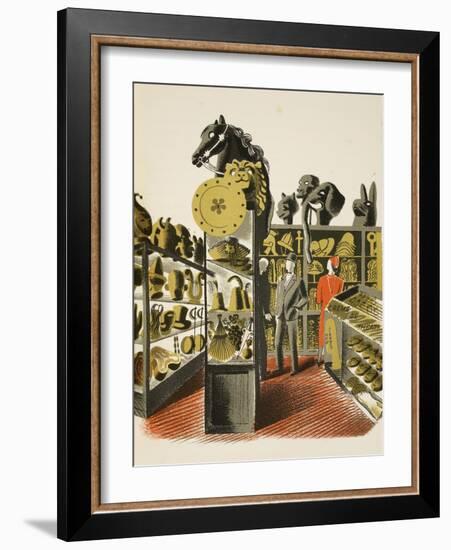 Theatrical Costume and Prop Hire Shop-Eric Ravilious-Framed Giclee Print