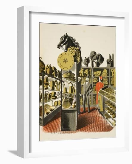 Theatrical Costume and Prop Hire Shop-Eric Ravilious-Framed Giclee Print