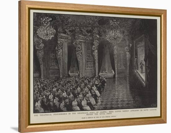 Theatrical Performance in the Riesensaal-null-Framed Premier Image Canvas